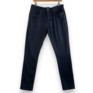 Refuel Men's Jeans 32x31 Black Slim Fit Kade Button Fly‎ Tapered Leg Stretch